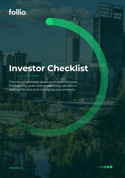 Follio Investor Checklist Toolkit cover image featuring a clean design and title for property investors